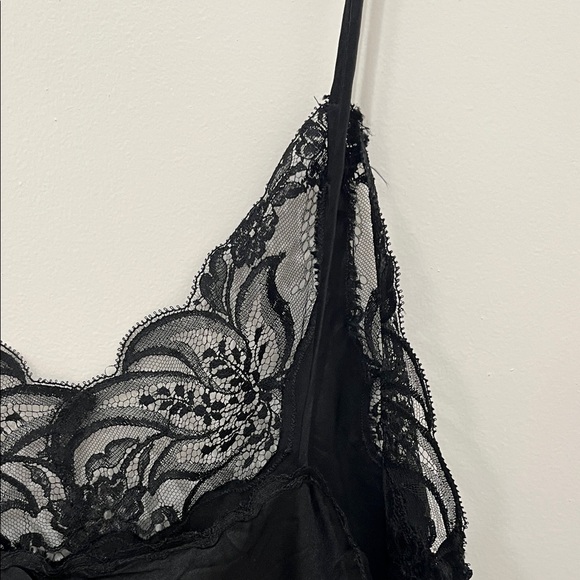 Lauren Alexandra Elegant Black 100 % Silk Slip Dress-Size Small - Picture 5 of 8